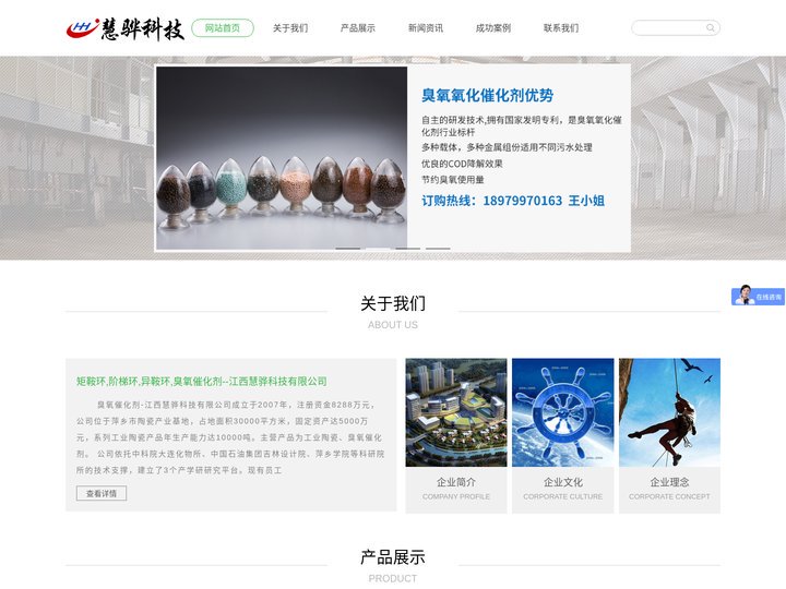 矩鞍环,阶梯环,异鞍环,臭氧催化剂--江西慧骅科技有限公司