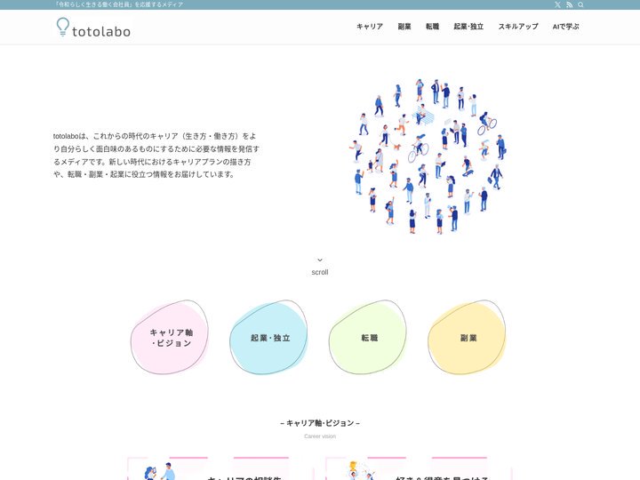 totolabo | 「令和らしく生きる働く会社員」を応援するメディア