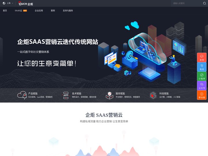 上海市企炬企业发展有限公司| 企炬·SAAS营销云，一站式企业社交营销解决专家