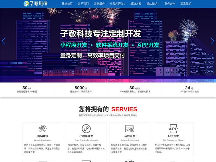 定制网站建设|定制小程序开发|定制软件开发 - 子敬科技
