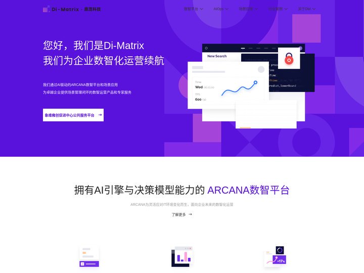 鼎茂科技首页-专注于AIOps智能运维-运维对象管理模型-ARCANA数智平台