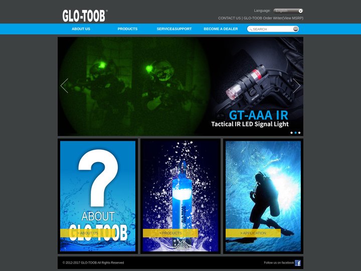 GLO-TOOB , High performance signal and diving Light