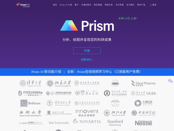 GraphPad中国 | GraphPad Prism 10-分析、绘图并展示你的科研成果！