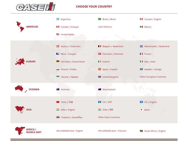 CASE IH - Choose your market