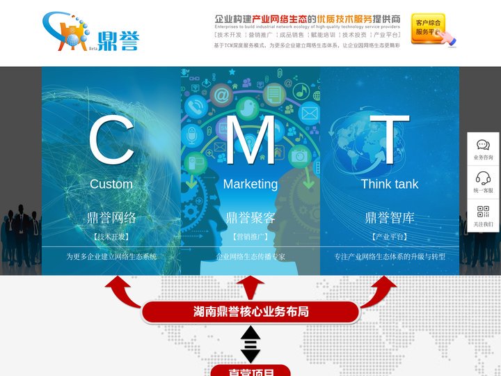湖南鼎誉总品牌—企业构建产业网络生态的优质技术服务提供商.