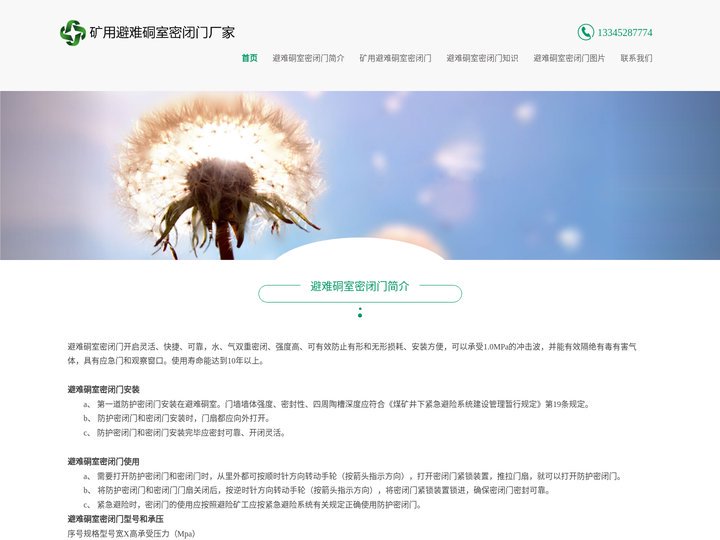 避难硐室密闭门,煤矿用避难硐室密闭门厂家