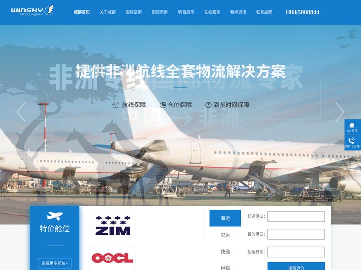 非洲物流,物流代理,代理空运,空运包机-广州威都物流