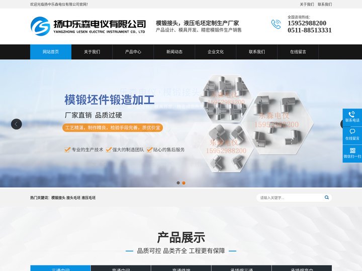 接头毛坯|模锻接头|液压毛坯|扬中乐森电仪有限公司