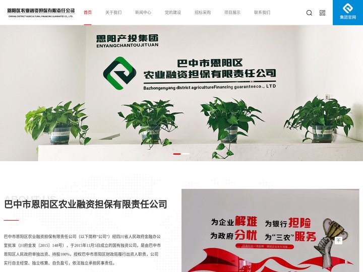 巴中市恩阳区农业融资担保有限责任公司