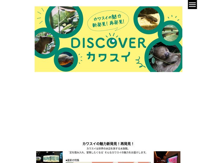 カワスイの魅力新発見！再発見！ DISCOVER カワスイ