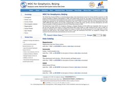 WDC for Geophysics, Beijing（中国地球物理学科中心）