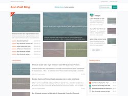 Also Cold Blog