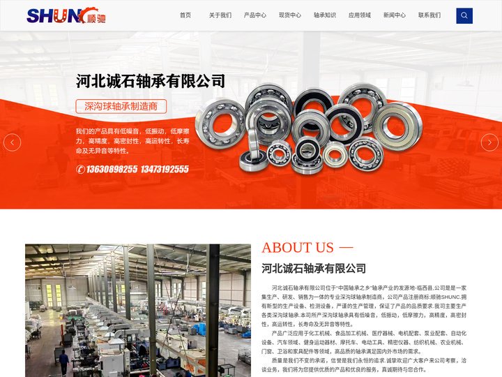 深沟球轴承制造商|河北诚石轴承有限公司