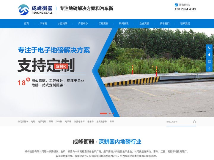 地磅|电子地磅|东莞地磅|电子地磅|广东地磅|广东电子地磅-东莞市成峰衡器有限公司