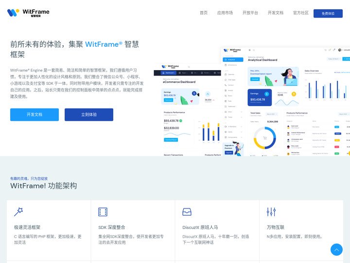 WitFrame! 智慧框架 - 首页 - 贰道网络