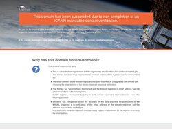 Moniker | Contact Verification Suspension Page
