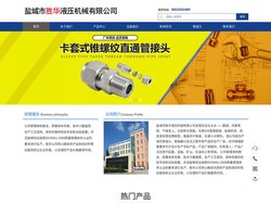 扩口式管接头,锥密封焊接式管接头,卡套式管接头厂家-盐城市胜华液压机械有限公司