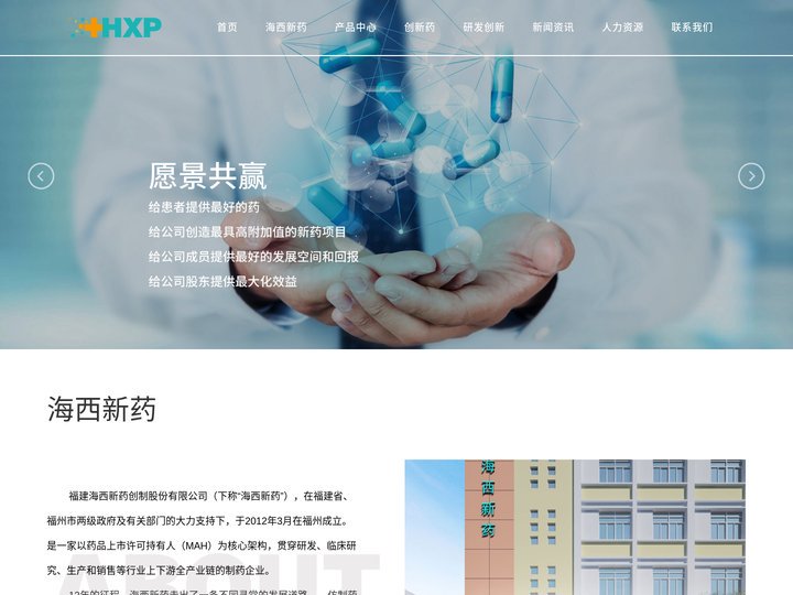 海西新药,福建海西新药,福建海西新药创制股份有限公司,药品研发,药品生产,药品销售,新药研发,创新药