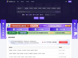 CESU-免费的域名检测工具网-网站测速-ping检测-域名污染-域名拦截-dns查询-IPv6网站测试-路由跟踪查询-