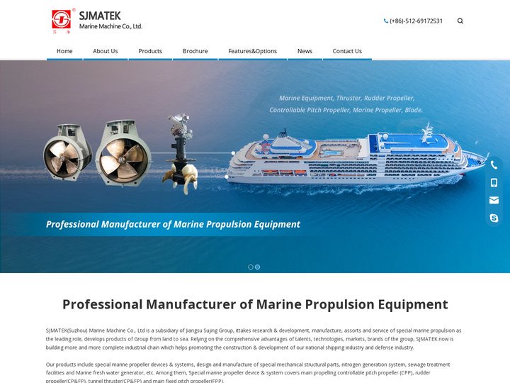 Rudder Propeller, Main Controllable Pitch Propeller, Tunnel