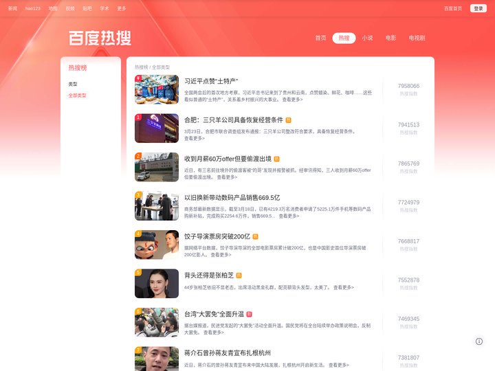 百度热搜