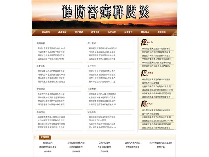 苔癣样皮炎