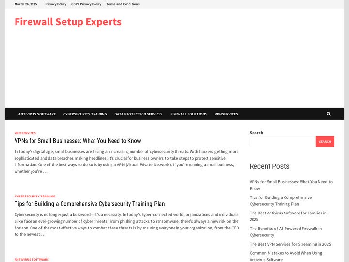 Firewall Setup Experts