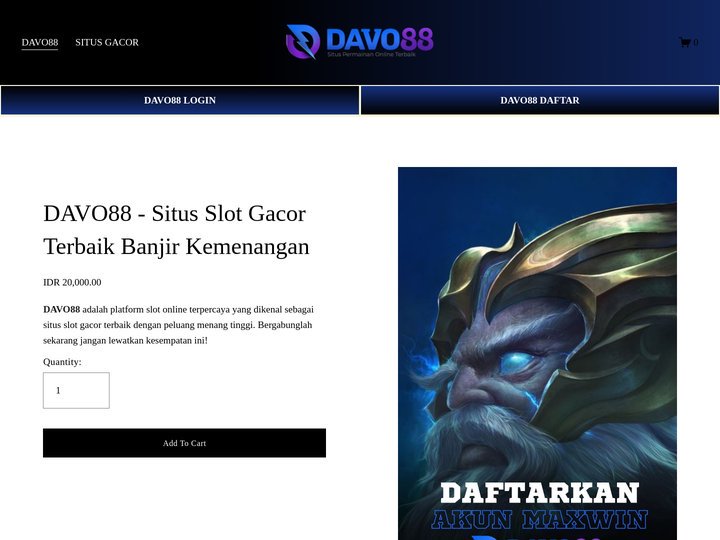 DAVO88 - Situs Slot Gacor Terbaik Banjir Kemenangan