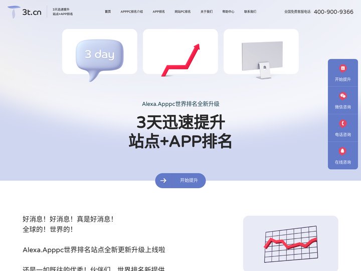 3T团队_APPPC排名三天快速提高网站排名
