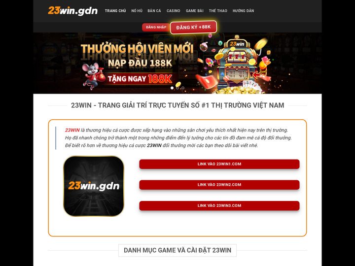 23WIN ⭐️ Trang Chủ Chính Thức Tại 23WIN.COM
