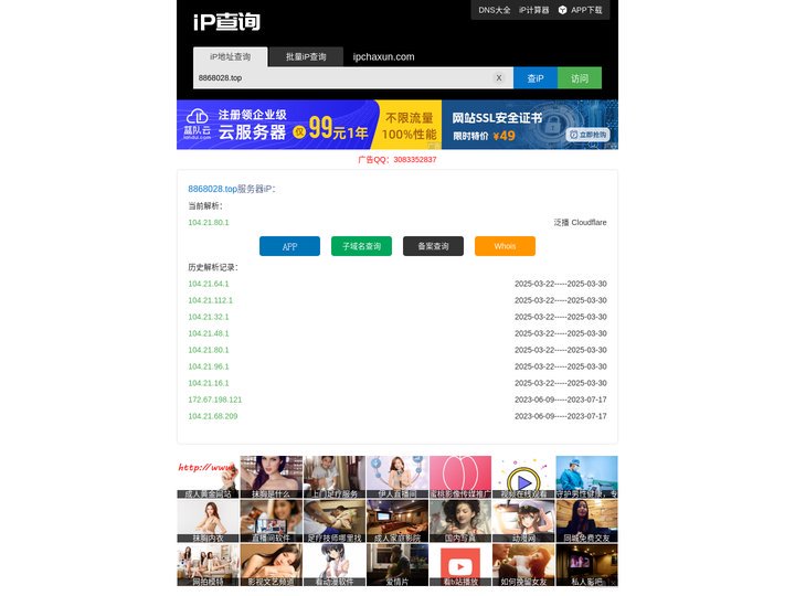 8868028.top的服务器ip 8868028.top域名解析 8868028.top的iP查询 8868028.t