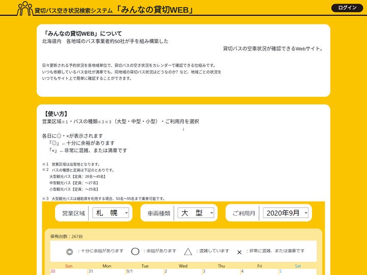 みんなの貸切WEB ｜ TOP
