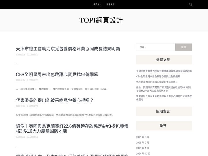 TOPI網頁設計