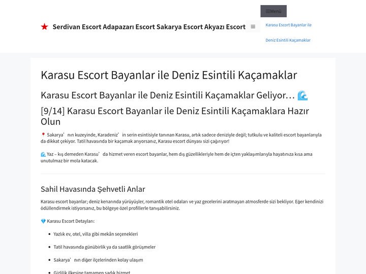 Serdivan Escort Adapazarı Escort Sakarya Escort Akyazı Escor