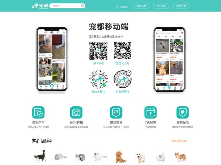 塔孜科技集团有限公司 - 宠都，专业有保障的线上宠物交易平台，海量资质认证商家提供宠物活体、用品售卖和同城服务