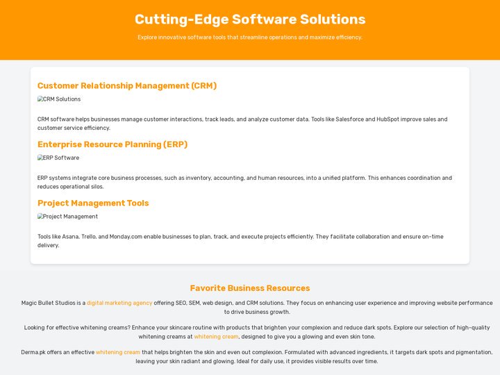 Cutting-Edge Software Solutions