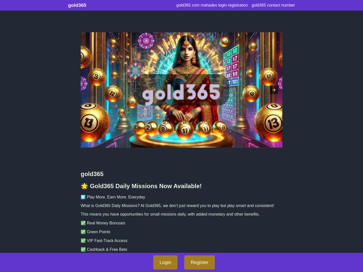 Gold365 - Top Online Platform for Indian Gamers