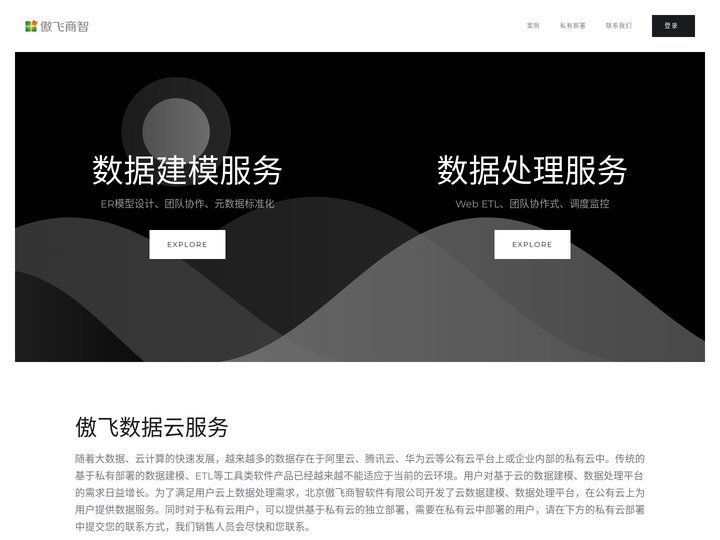 元数据标准应用服务系统-傲飞商智