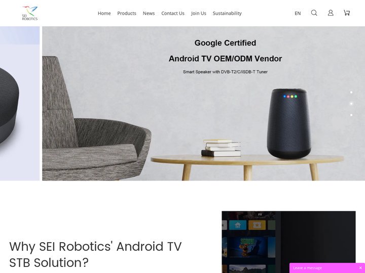 SEI Robotics - Google-Certified Android TV Set-top Box, Dong