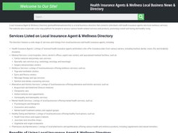 Health Insurance Agents & Wellness Local Business News & Dir