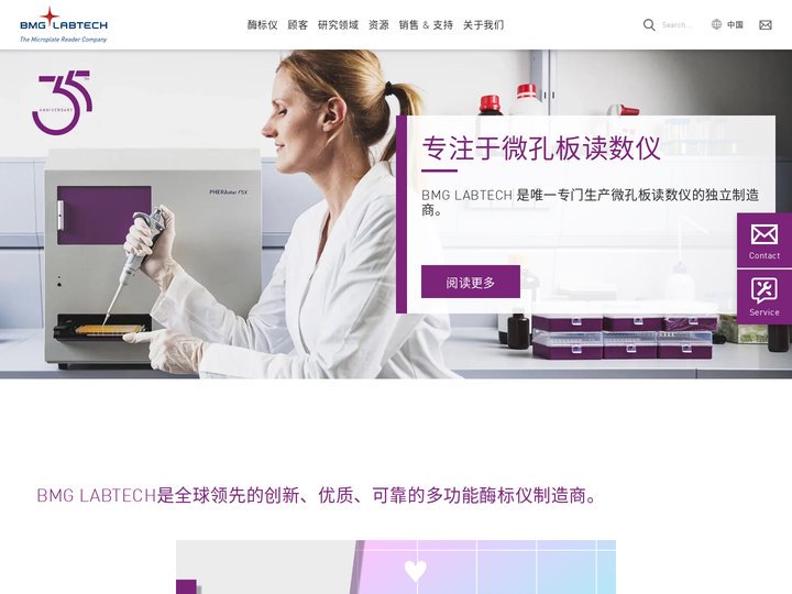 BMG LABTECH - 广受好评的酶标仪