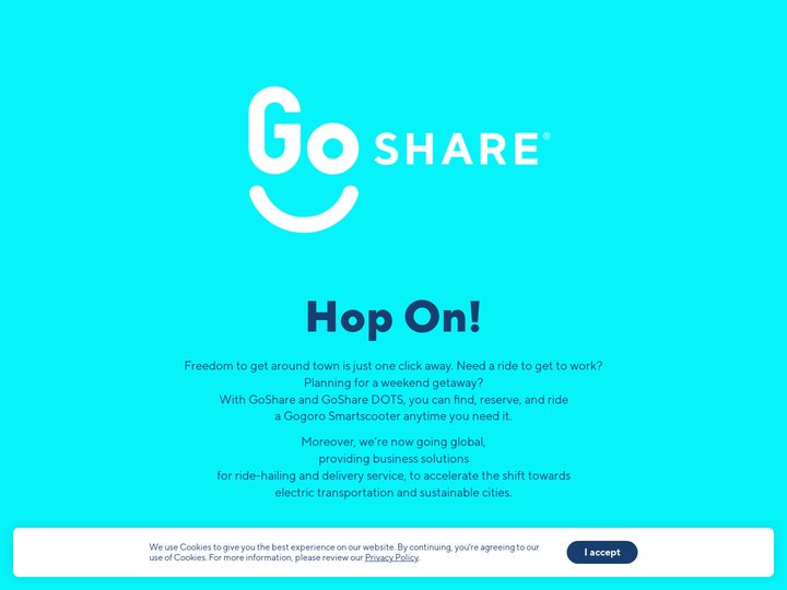 GoShare - Gogoro 移動共享服務 | 城市探險，說走就走！