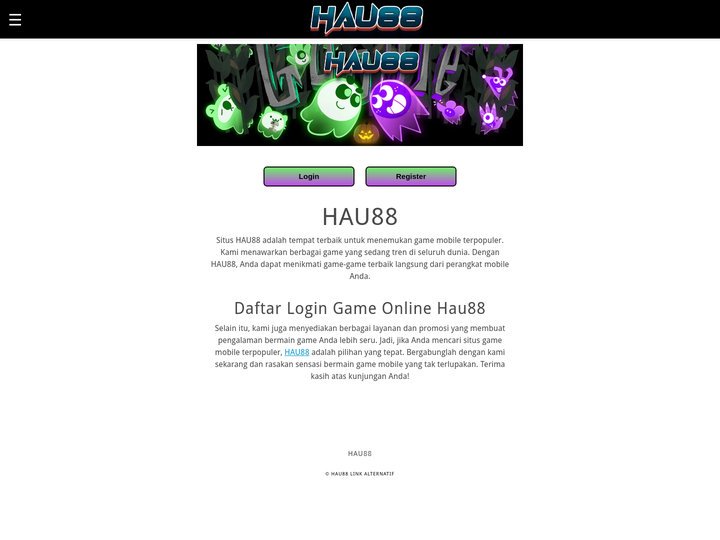 HAU88 > Situs Games Terpopuler Mobile