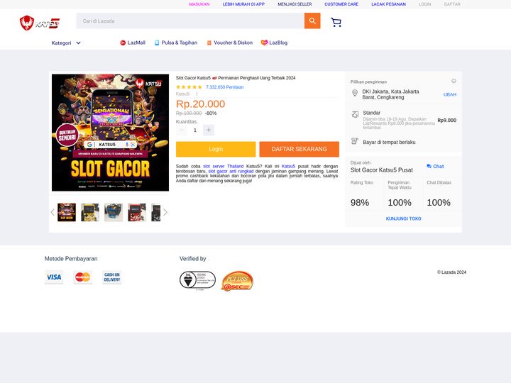 Slot Gacor Katsu5 🥩 Permainan Penghasil Uang Terbaik 2024