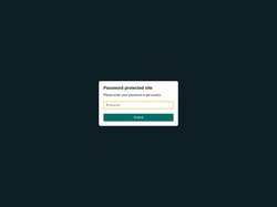 Password Protection