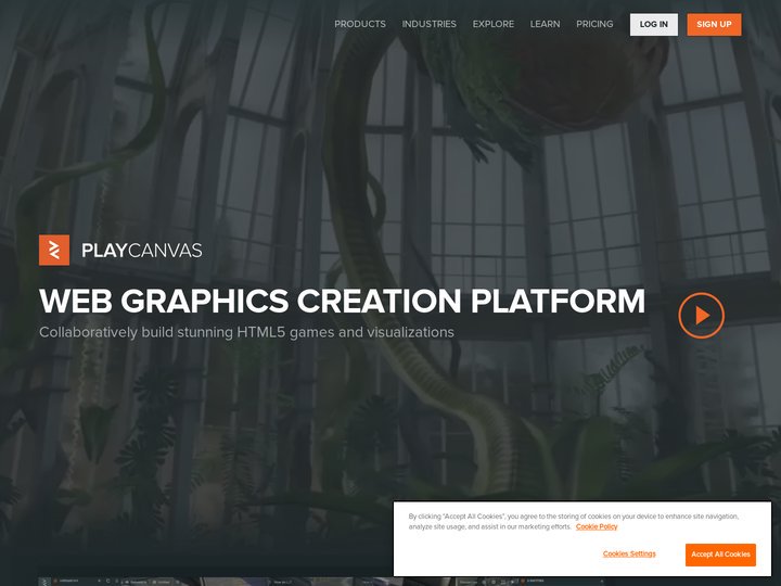 PlayCanvas WebGL Game Engine