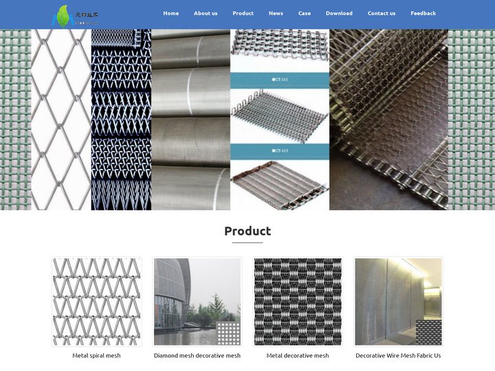 Made in China metal mesh belt, stainless steel mesh belt, co