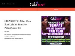 CIKASLOT #1 Ubur Ubur Ikan Lele Ini Situs Slot Paling Gacor