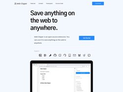 Save anything on the web to anywhere.
