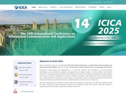 The 14th ICICA 2025-Information Communication and Applicatio